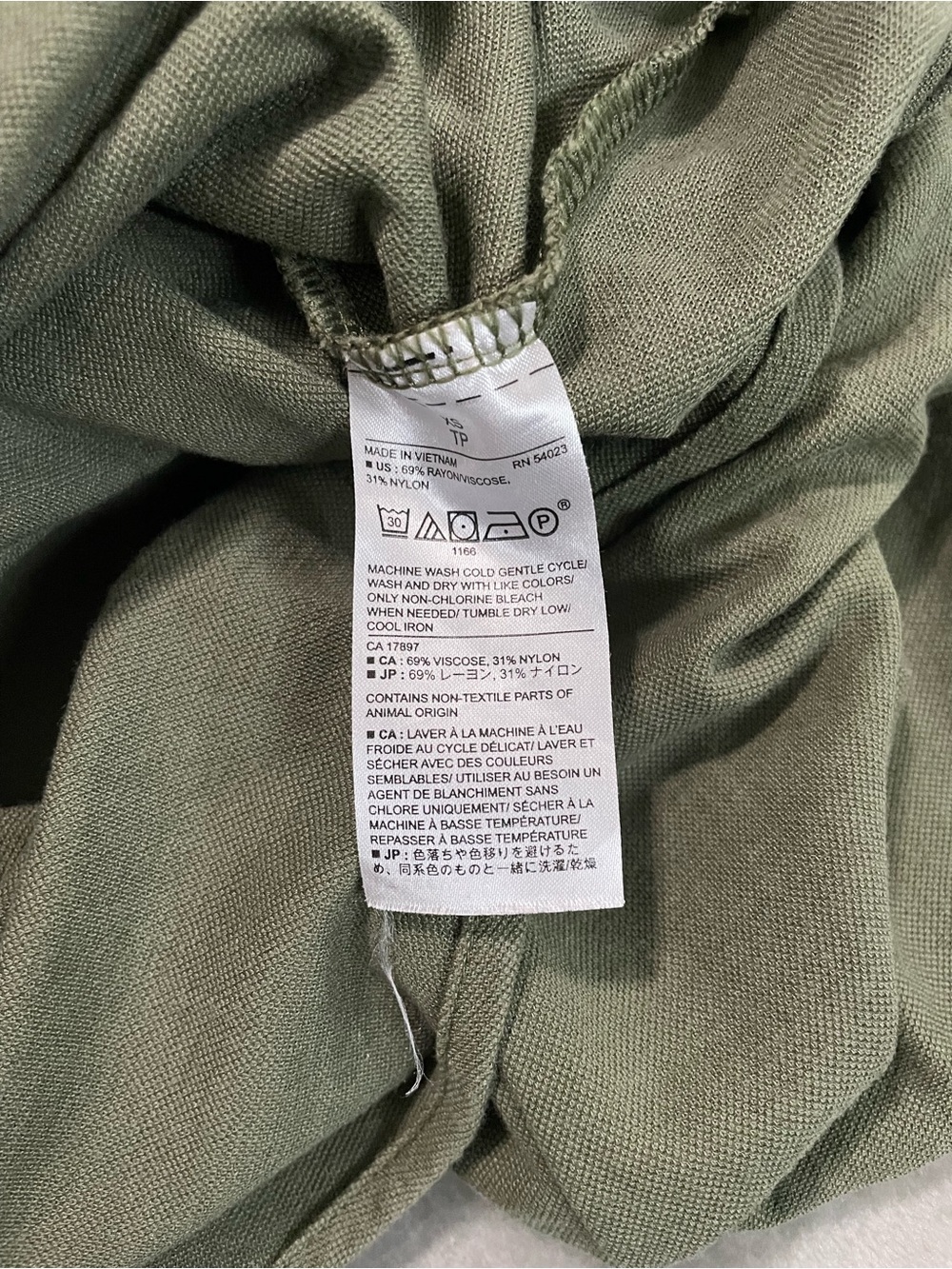 Banana Republic Olive Green Utility Shirt Short Sleeve Midi Dress w/Belt Sz XS - Picture 6 of 8